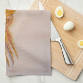 Küchenhandtuch mit Mais im Aquarell Handtuch (Viertel Falte)