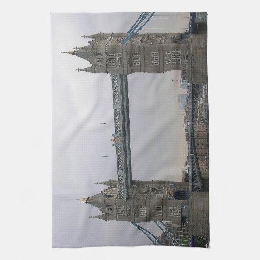 Küchenhandtuch mit Tower Bridge über der Themse Geschirrtuch (Vertikal)