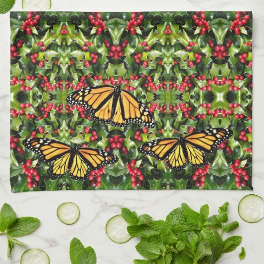 Küchenhandtuch - Monarchie & Holly Geschirrtuch (Gefaltet)