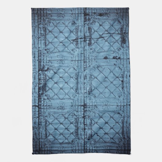 Küchenhandtuch Rustikale Zinndecke Land Wes Geschirrtuch (Vertikal)