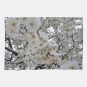 Küchenhandtuch Snowy Blossom Geschirrtuch (Horizontal)