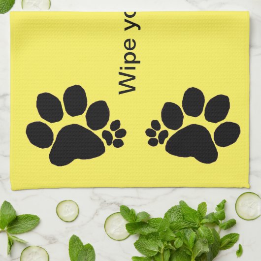 Küchenhandtuch - Wischen Sie Ihre Pfauen ab v2 Geschirrtuch (Gefaltet)