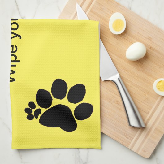 Küchenhandtuch - Wischen Sie Ihre Pfauen ab v2 Geschirrtuch (Viertel Falte)