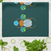 Küchenhandtücher nach dem Muster Scarab Geschirrtuch (Gefaltet)