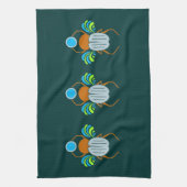 Küchenhandtücher nach dem Muster Scarab Geschirrtuch (Vertikal)