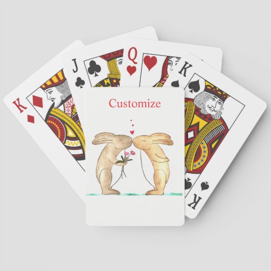 Küchenhasenpaar Thunder_Cove Spielkarten (Rückseite)
