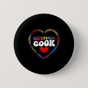 Küchenhelfer Schulcafeteria Essensdienst Button