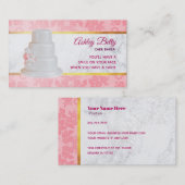 Kuchenhersteller Slogan-Visitenkarten Visitenkarte (Vorne/Hinten)