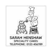 Kuchenherstellung Gummistempel (Prägung)