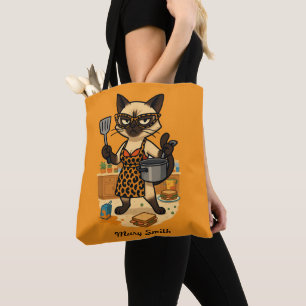 Küchenhilfe für Katzenliebhaber Tasche