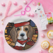 KÜCHENHUND BEAGLE PAPPTELLER (Party)