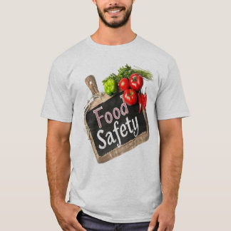 Küchenhygiene-Kreideschriftzug T-Shirt