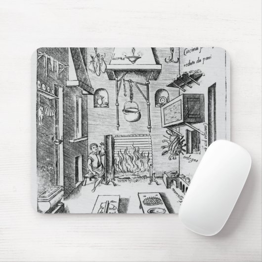 Kücheninnenraum Mousepad (Mit Mouse)