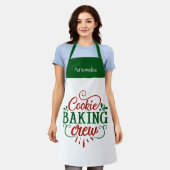 Küchenkochen Ferienplätzchenbacken Personalisieren Schürze (Getragen)