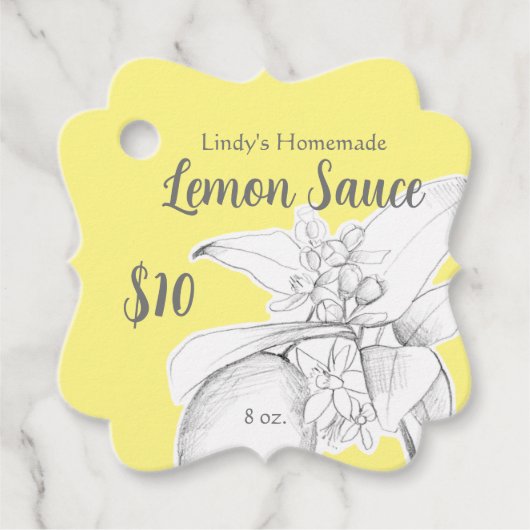 Küchenkochkonditionierung Canning Jar Price Geschenkanhänger (Vorderseite)