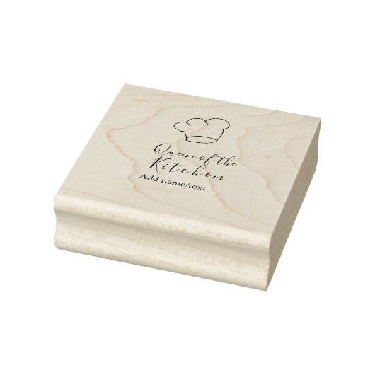 Küchenkönigin Chef kochen Name Krone Gummistempel (Stempel)