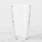 Küchenkönigin Chef kocht add name Krone  Glas (Links)