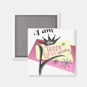 Kuchenkönigin Magnet (Vorderseite/Rückseite)