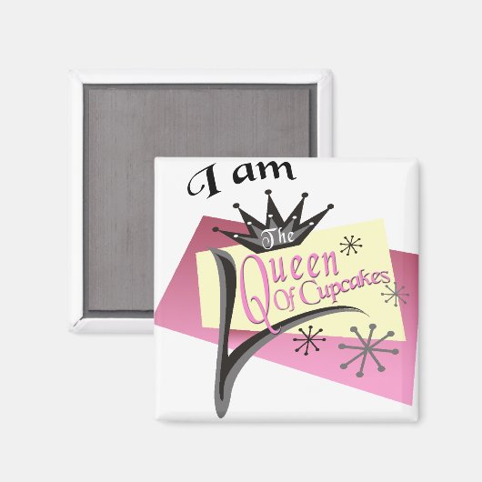Kuchenkönigin Magnet (Vorderseite/Rückseite)