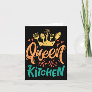 Küchenkönigin Mama Mutter Köchin Muttertag Karte