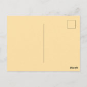 Küchenkönigin Name Monogramm Design Postkarte (Rückseite)