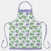 Küchenkräuter und Lavendel-Muster Schürze (Vorderseite)