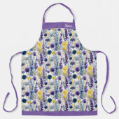 Küchenkräuter und Lavendel-Muster Schürze (Vorderseite)