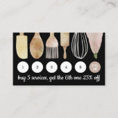 Kuchenkuchen-Loyalität für die Konditorei Visitenkarte (Vorderseite)