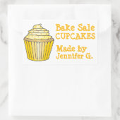 Kuchenkuchen Personalisiert gebacken mit Aufkleber (Tasche)