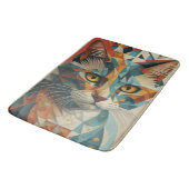 KÜCHENKÜCHENKÜCHE ABSTRAKT GEOMETRISCHER KUBISCH BADEMATTE (Schrägansicht)