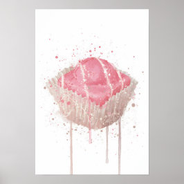 Kuchenkunst-Druck 'French Fancie Strawberry' Poster