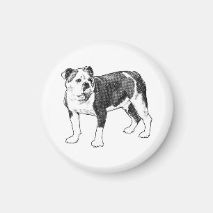 Küchenlächeln, fröhlicher Hundemagnet Magnet
