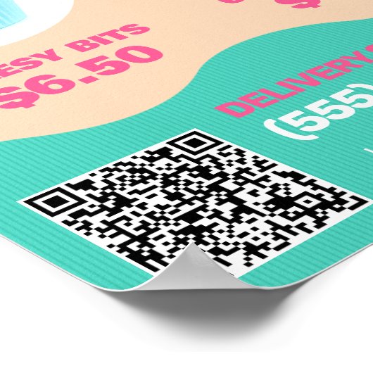 Kuchenladen, Bäckerei, Süßwaren - Poster (Ecke)