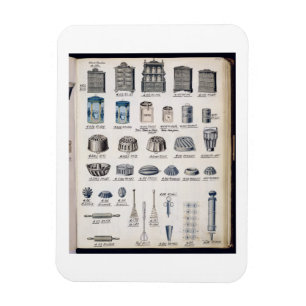 Küchenlager und Küchenutensilien aus einem Fachkat Magnet