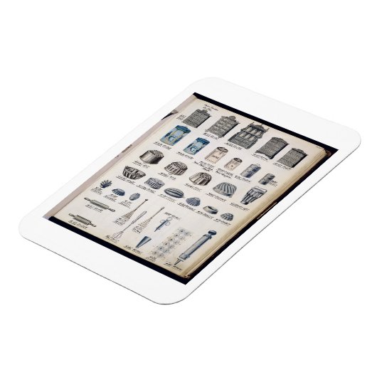 Küchenlager und Küchenutensilien aus einem Fachkat Magnet (Linke Seite)