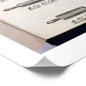 Küchenlager und Küchenutensilien aus einem Fachkat Poster (Ecke)