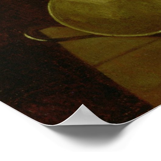 Küchenmädchen mit dem Abendessen bei Emmaus, c.161 Poster (Ecke)