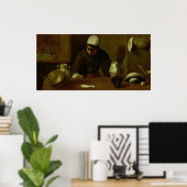 Küchenmädchen mit dem Abendessen bei Emmaus, c.161 Poster (Heimbüro)