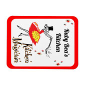 Küchenmagier Custom Retro Kühlschrankmagnet Magnet (Horizontal)