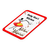 Küchenmagier Custom Retro Kühlschrankmagnet Magnet (Linke Seite)