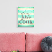 Küchenmauer Spaß Leinwand Typografie (Insitu (Wohnzimmer))