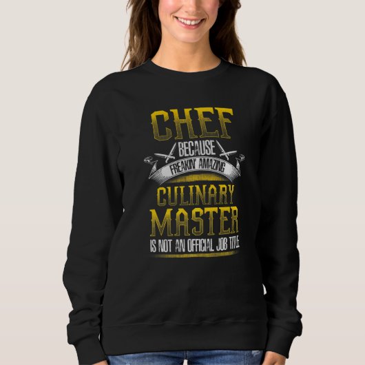 KÜCHENMEISTER Köche Kochen Sweatshirt (Vorderseite)