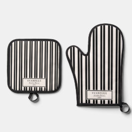 Küchenmeister Ofenhandschuh & Topflappen-Set