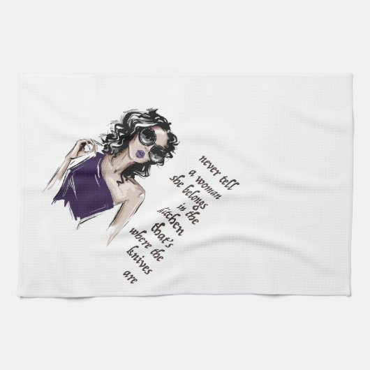 Küchenmesser gehören dazu geschirrtuch (Horizontal)