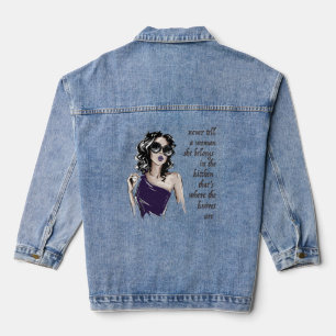 Küchenmesser gehören dazu jeansjacke