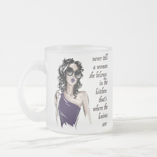 Küchenmesser gehören dazu mattglastasse (Links)