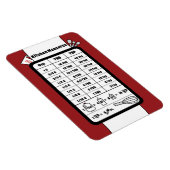 Küchenmesserhilfe in Cherry Magnet (Rechte Seite)