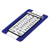 Küchenmesserhilfe in Cobalt Magnet (Linke Seite)