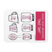 Küchenmessungen Magnet (Horizontal)