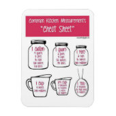 Küchenmessungen Magnet (Vertikal)